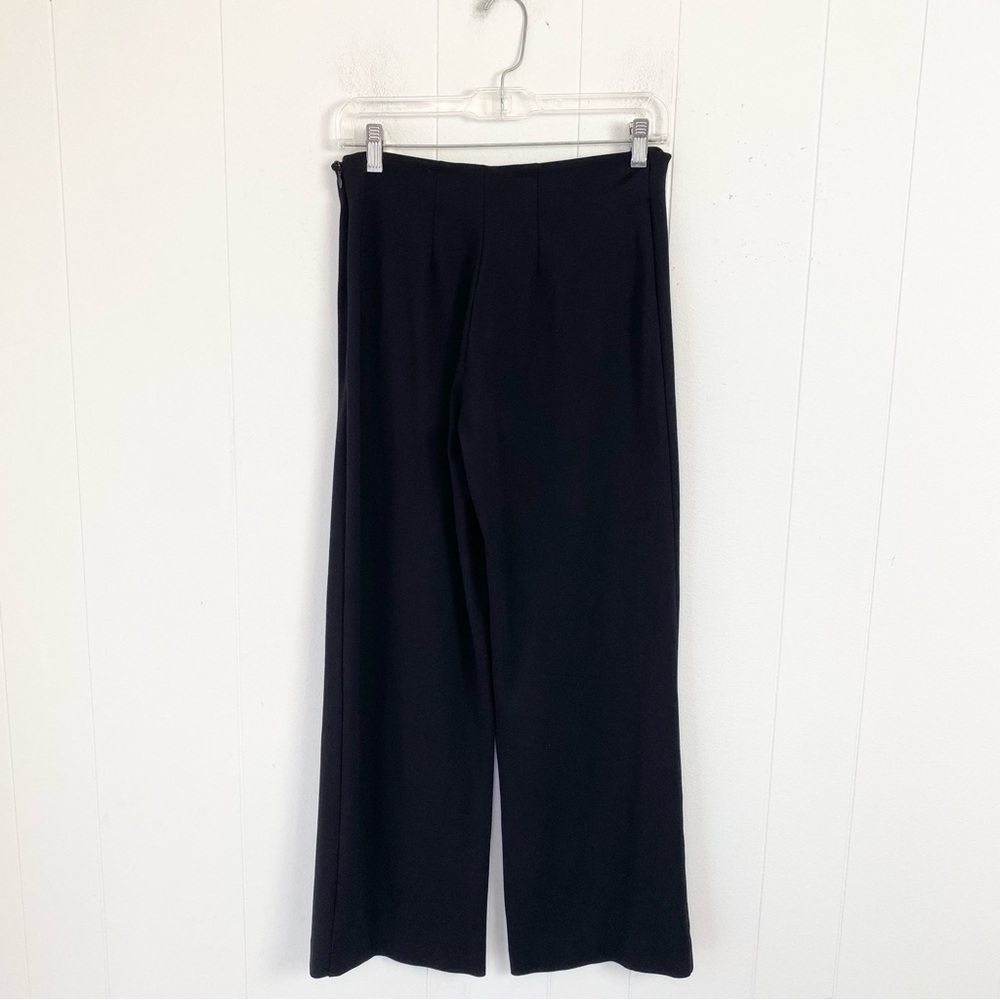 J McLaughlin Pants in Black Wide Straight Leg Womens 28” Waist Stretch - Picture 2 of 15